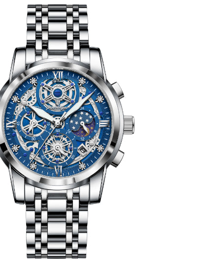 Wasserdichte Luxus-Armbanduhr mit grossem Zifferblatt