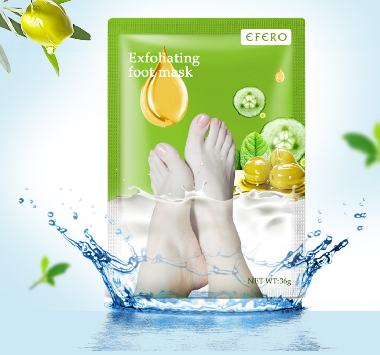 Peeling-Fussmaske für zarte Füsse