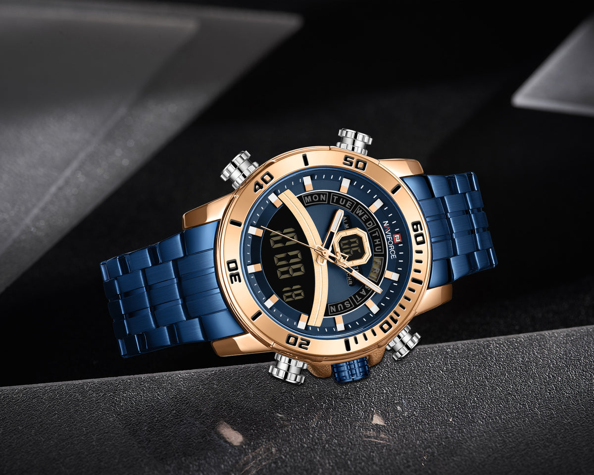 NAVIFORCE Quarzuhr mit Stahlband – Bild 4 | LuxeStyle