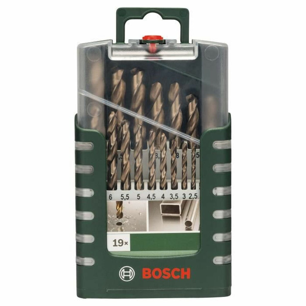 Satz Bohrer BOSCH Helicoidal Stahl Hohe Geschwindigkeit 19 Stücke