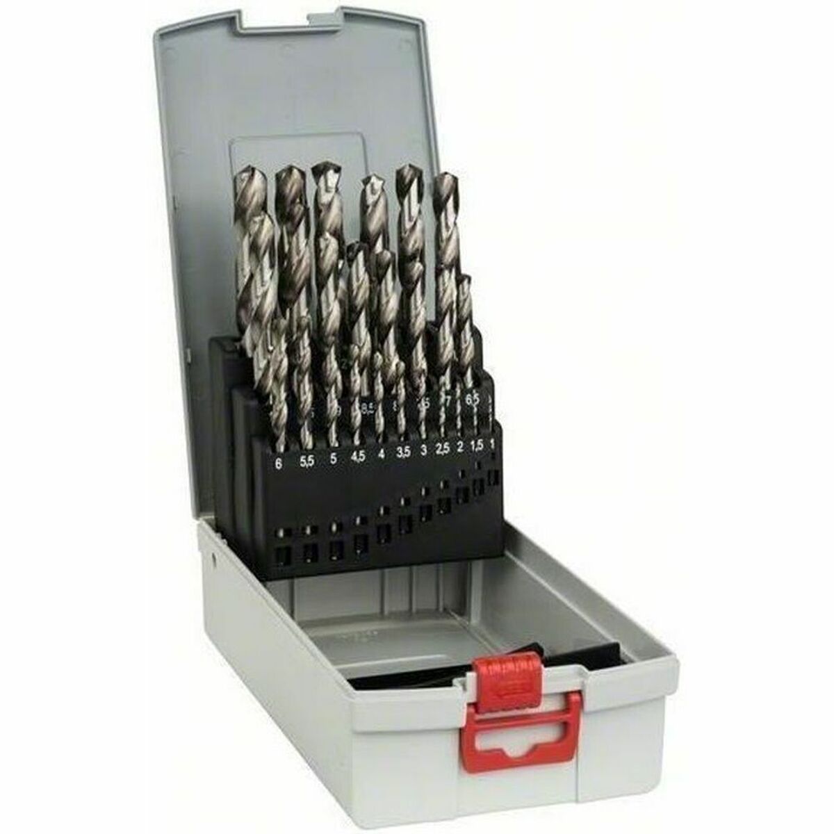 Satz Bohrer BOSCH HSS-G Hochgeschwindigkeitsstahl (HSS) Box mit Deckel