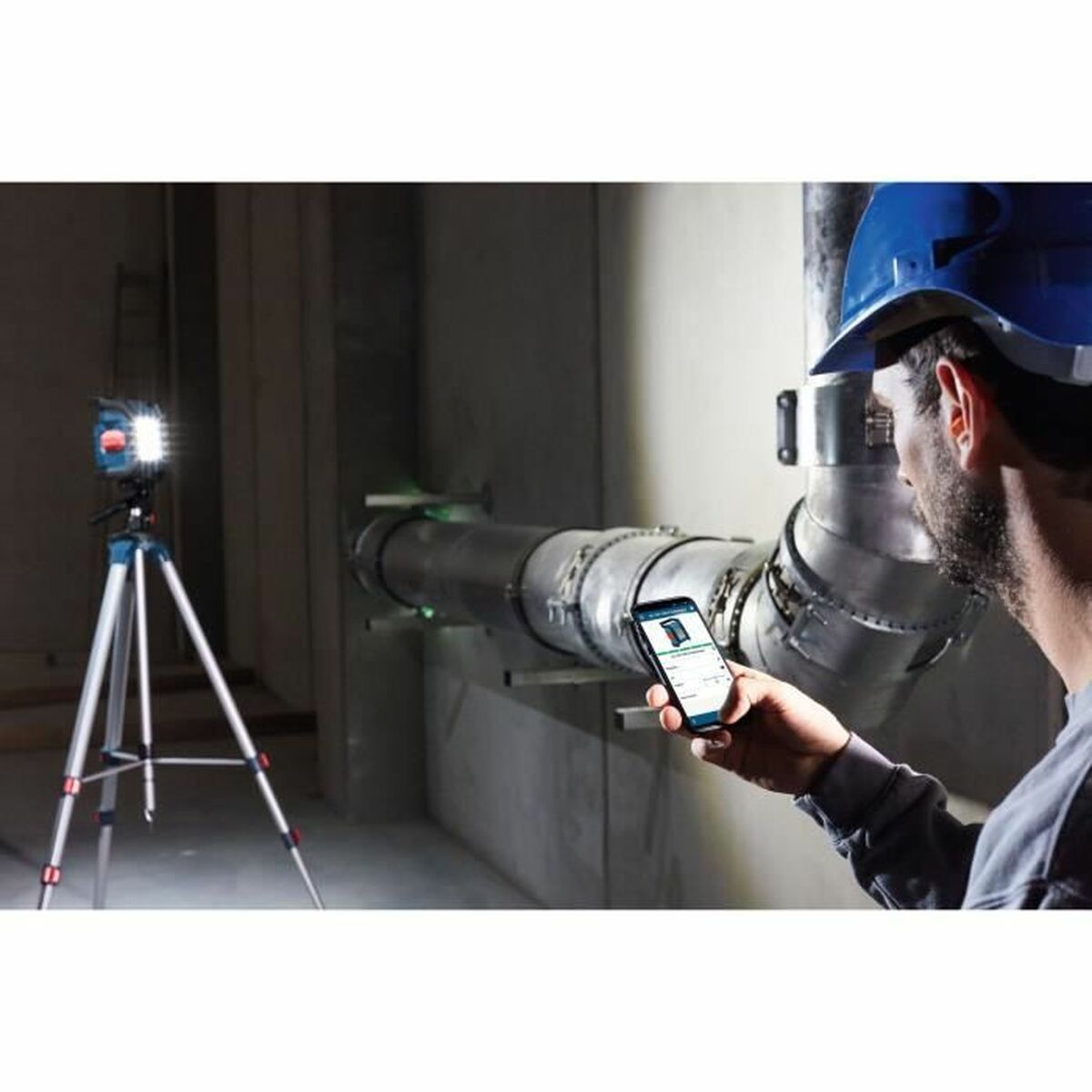 Akku-Arbeitsscheinwerfer «Bosch» GLI 18V-1200 (ohne Akku)
