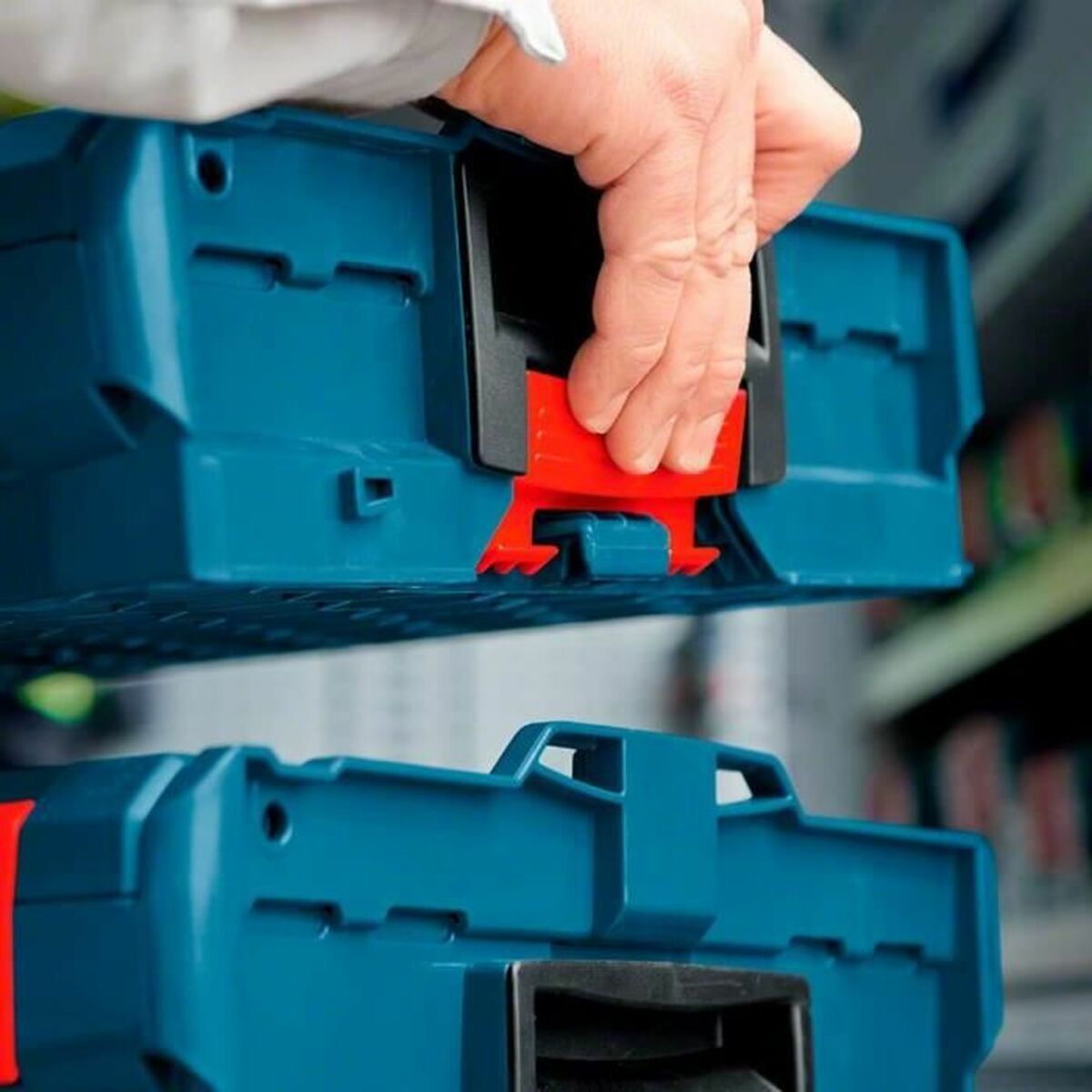 Werkzeugkoffer BOSCH L-BOXX 136 Professional Blau Modular Stapelbar AB