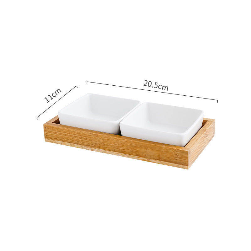 Katzenbowl mit Holzstütze – 200 ml – Bild 2 | LuxeStyle