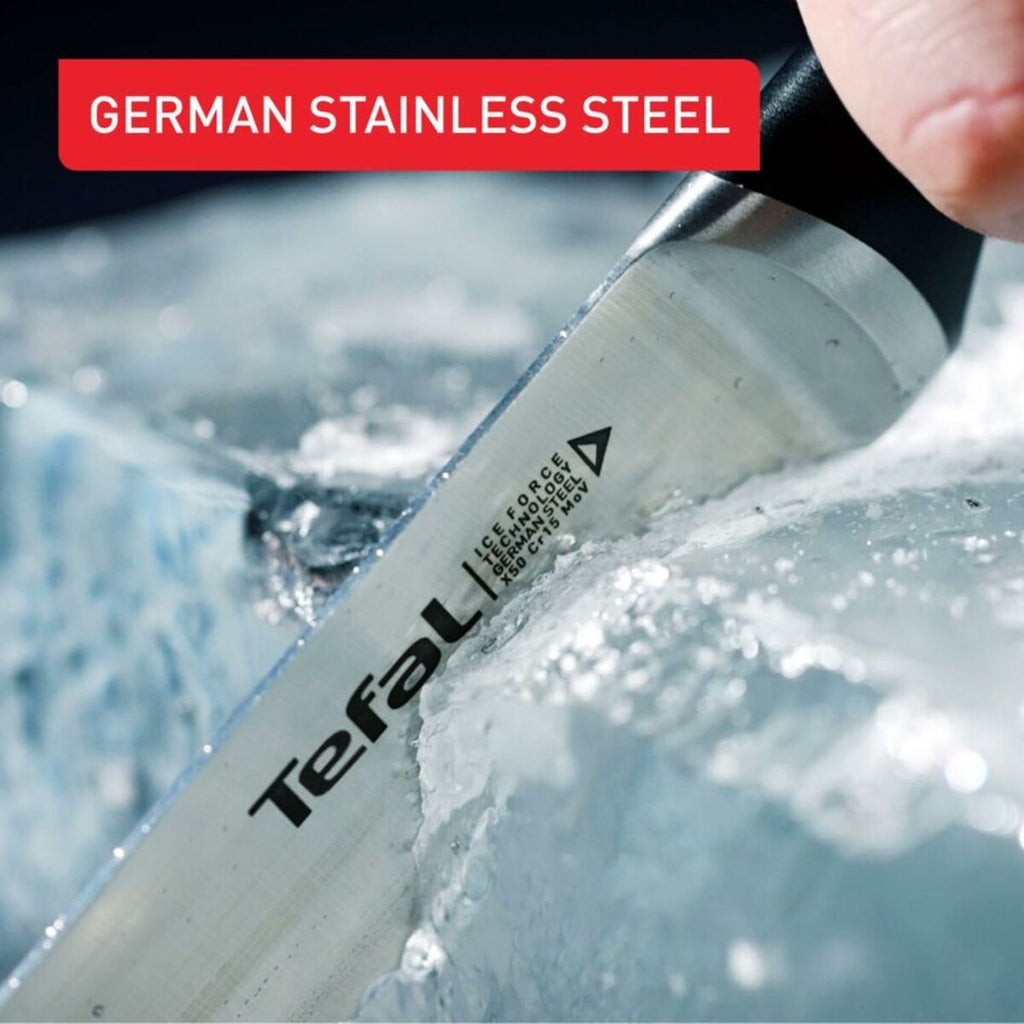 Küchenmesser Tefal K2320514 ICE FO Schwarz Edelstahl 9 cm