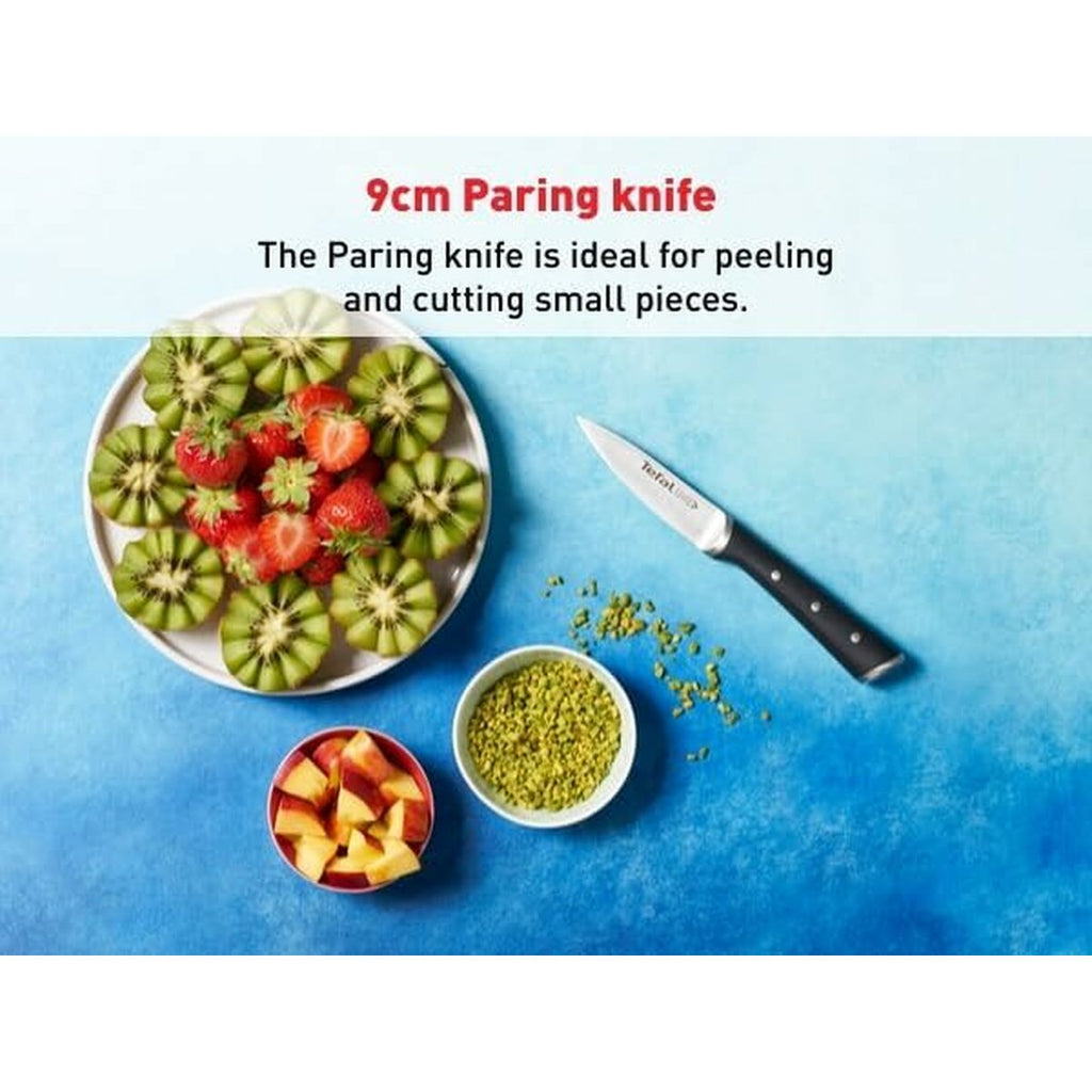 Küchenmesser Tefal K2320514 ICE FO Schwarz Edelstahl 9 cm