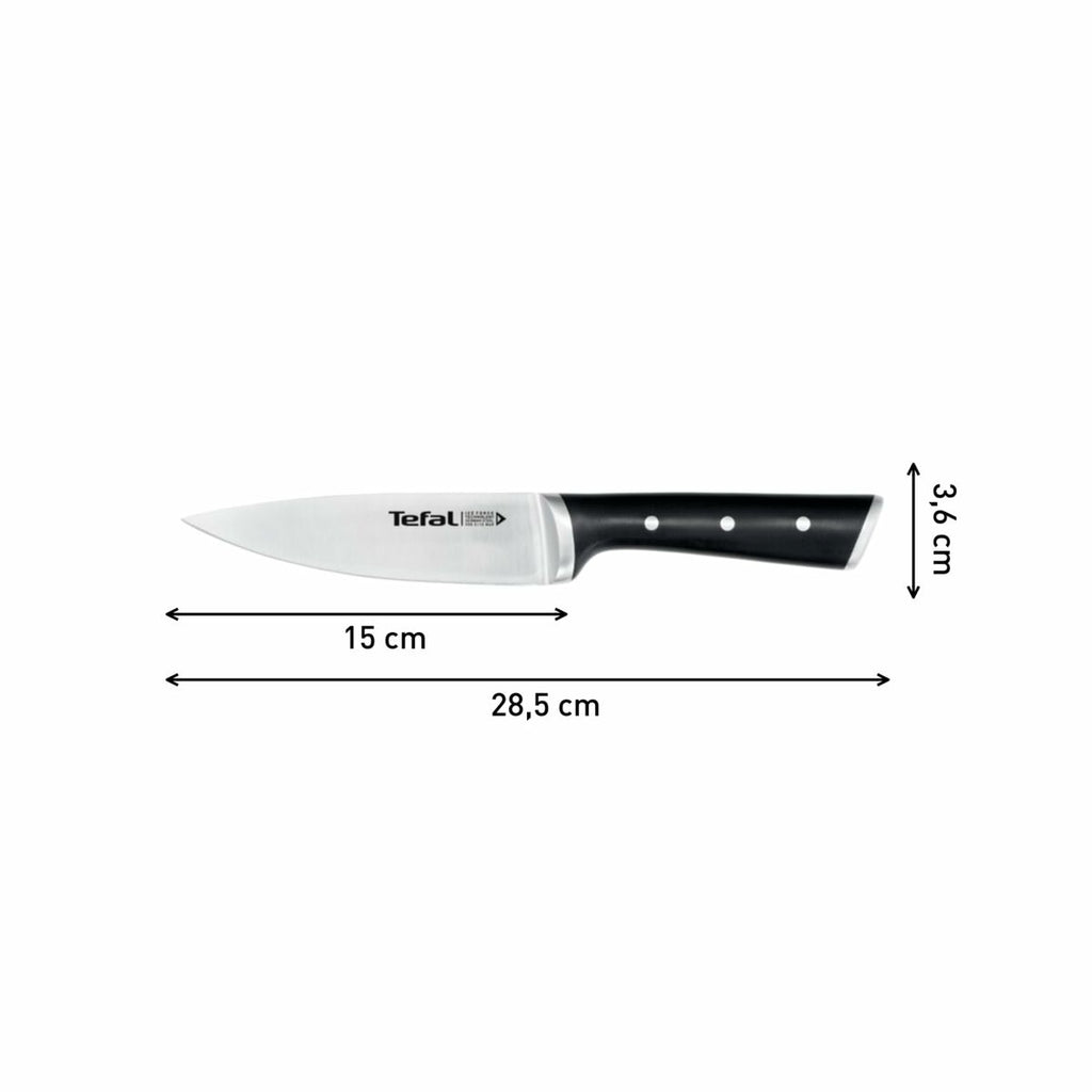 Küchenmesser Tefal K23203 Schwarz 7" Edelstahl Kunststoff 15 cm