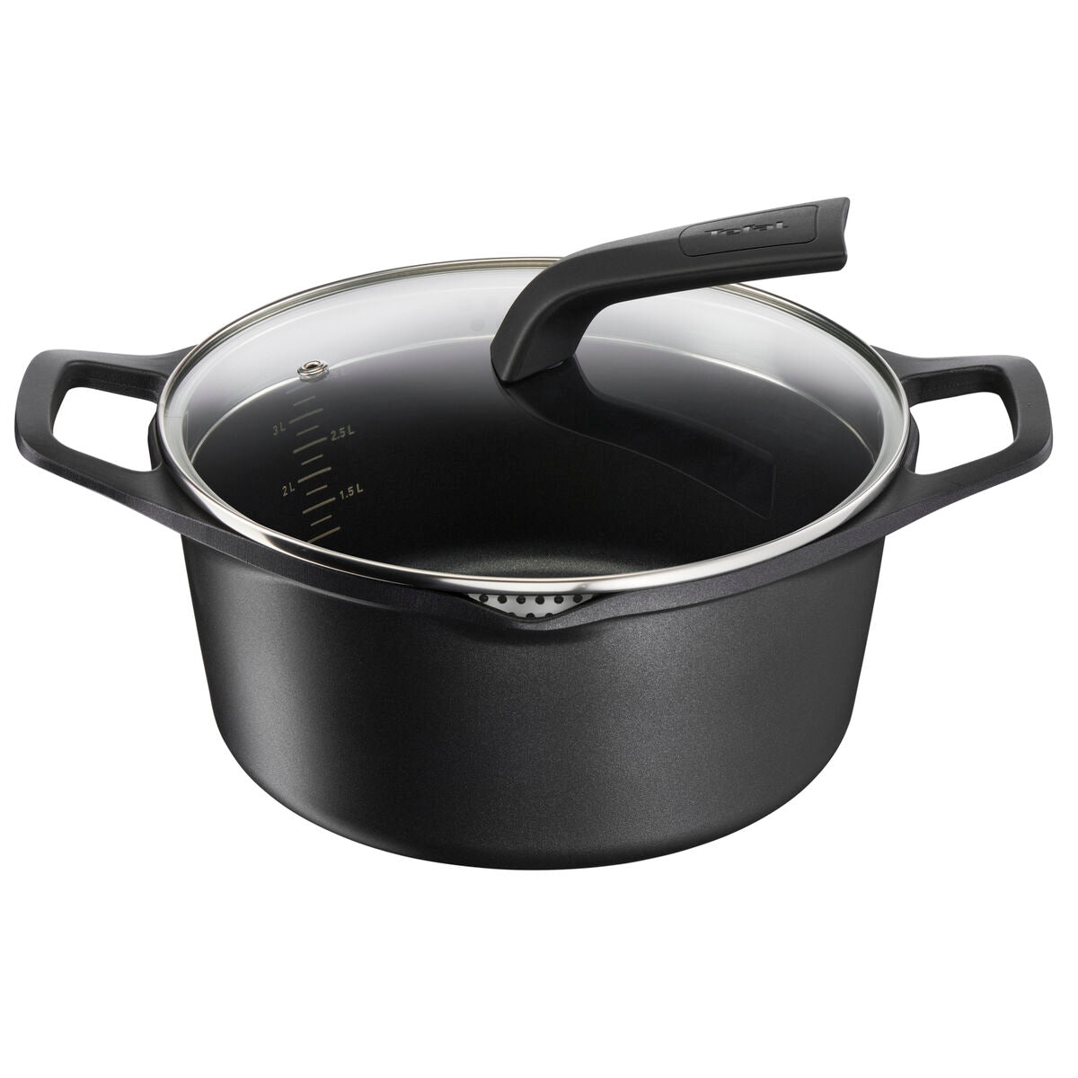 Topf mit Deckel Tefal E2494644 Schwarz Ø 24 cm