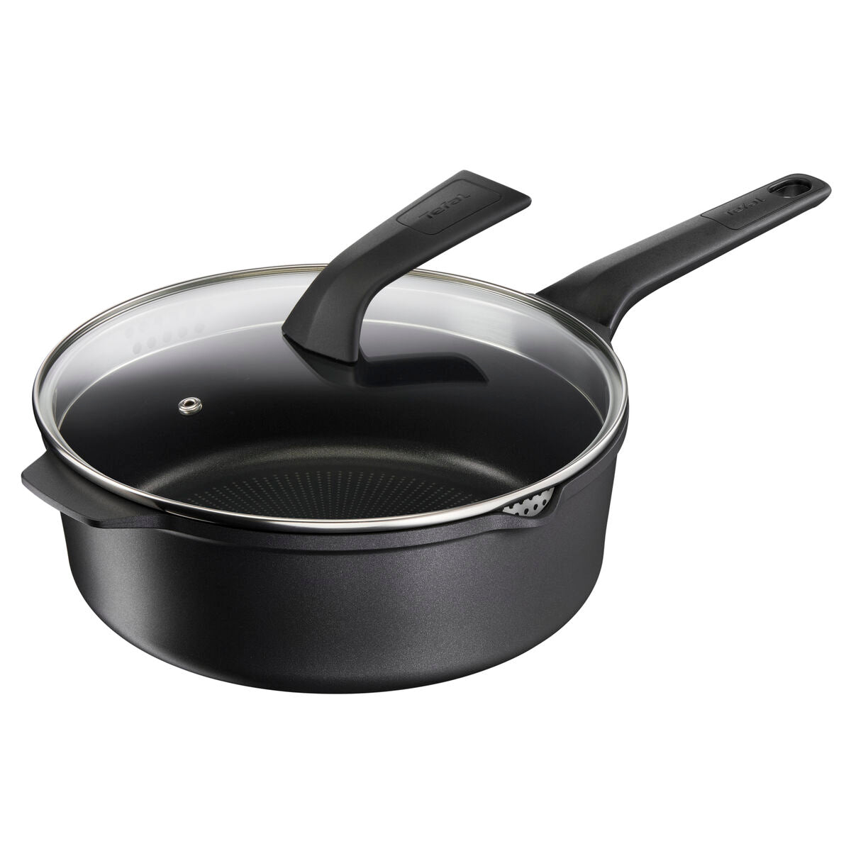 Topf mit Deckel Tefal E2493344 Schwarz 2 Stücke