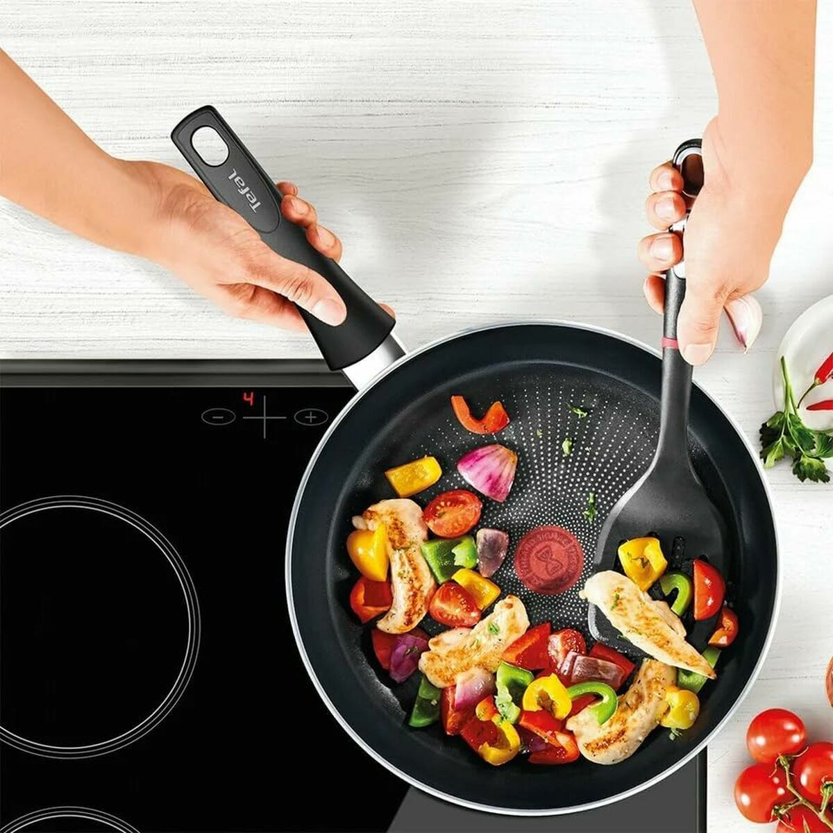 Pfanne Tefal FORCE BLACK 24C Schwarz Aluminium Ø 24 cm