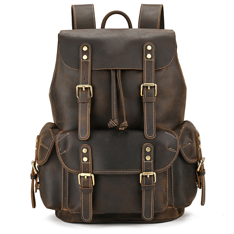 Lederrucksack "Crazy Horse" (36-55L)