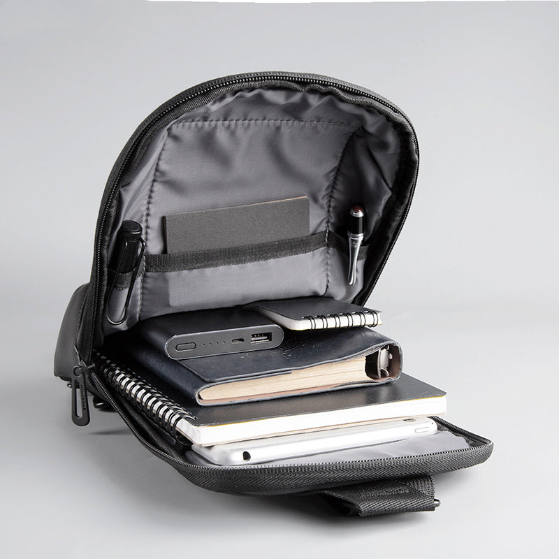 Kleine Brusttasche aus Oxford-Stoff – Bild 5 | LuxeStyle