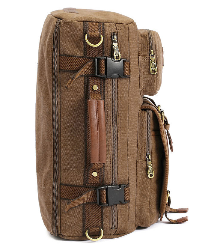 Berk – Grosser Canvas-Reiserucksack | LuxeStyle