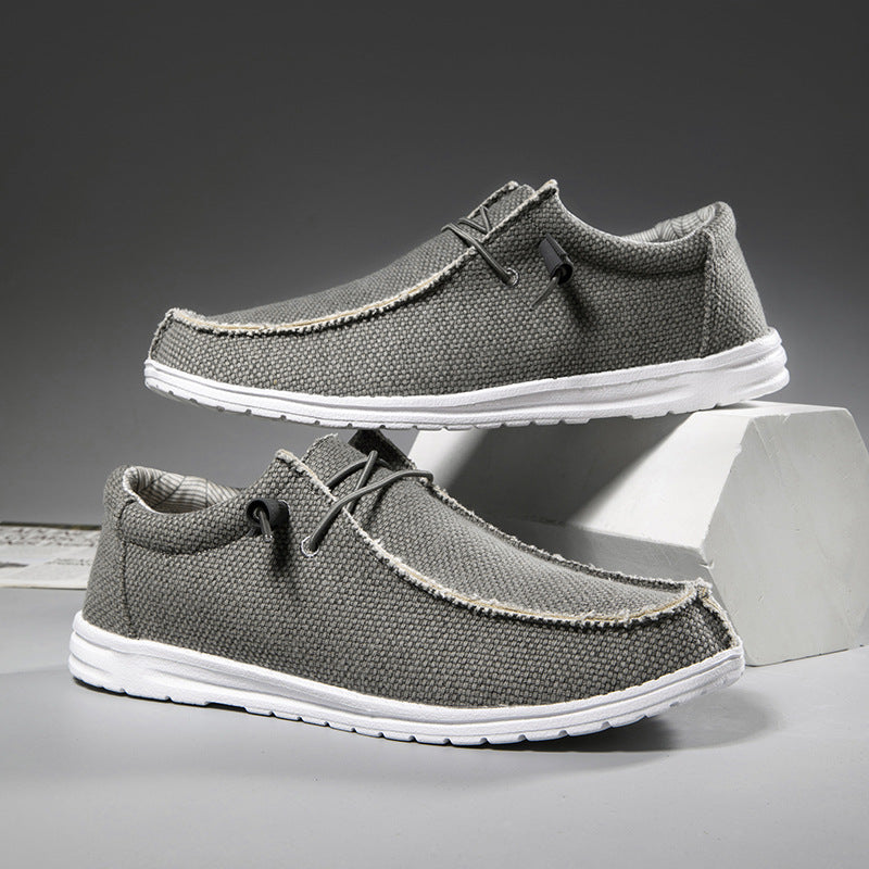 Herren-Slip-on «Sail» · Canvas, leichte Sohle