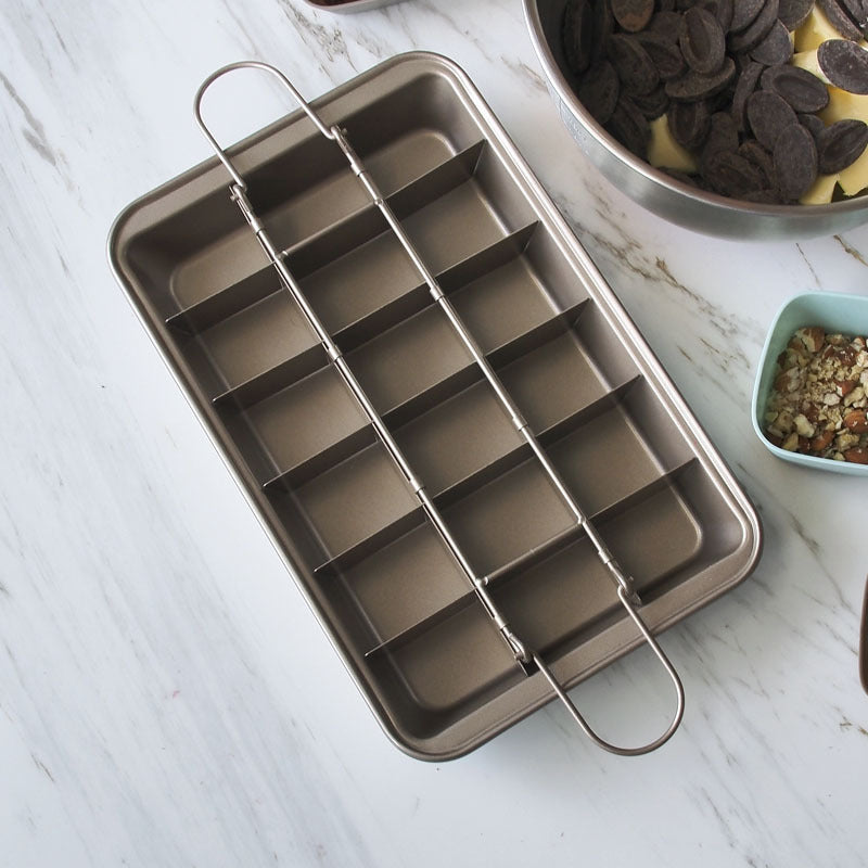 Karierte Brownie-Backform | LuxeStyle