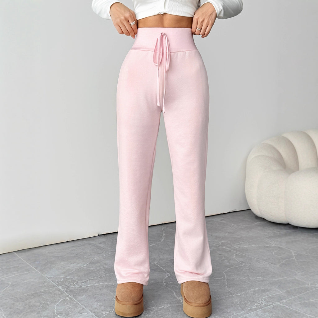 Freizeit-Hose mit schlankmachendem Schnür-Design – Bild 4 | LuxeStyle
