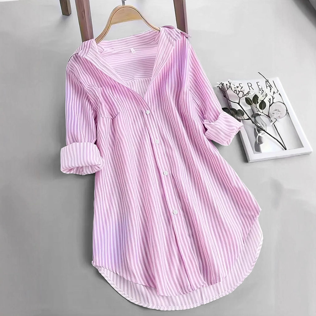 Klassisches Langarmshirt mit Streifen