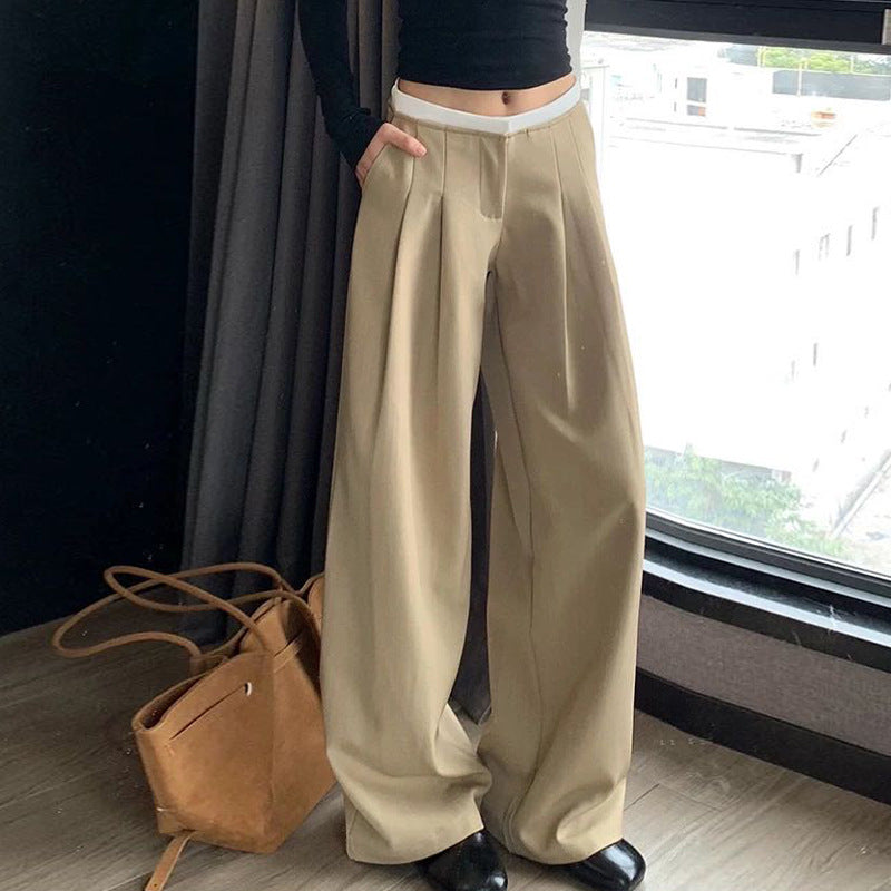 High Waist Wide Leg Hose für Damen