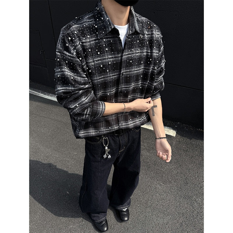 Herren Hemd mit Stickerei und Karomuster – Bild 7 | LuxeStyle