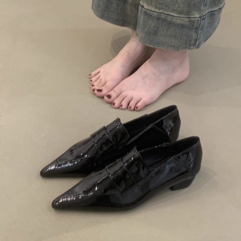 Herbst Patent-Kunstleder Loafers – Bild 2 | LuxeStyle