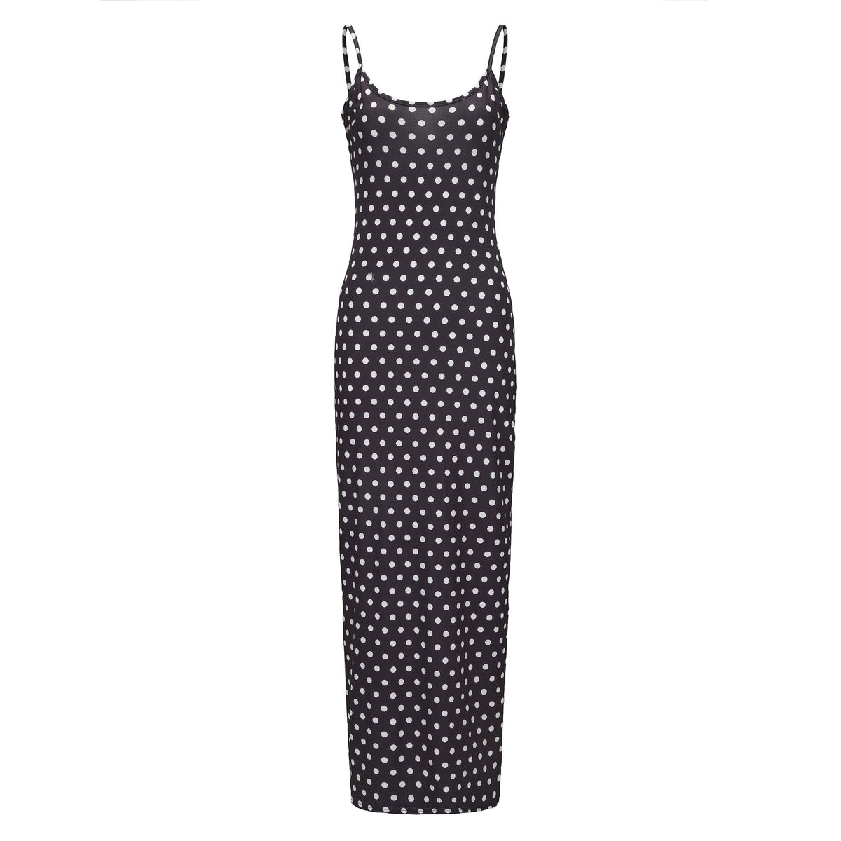 Trägerloses Maxikleid mit Leo- oder Polka-Dots – Bild 7 | LuxeStyle
