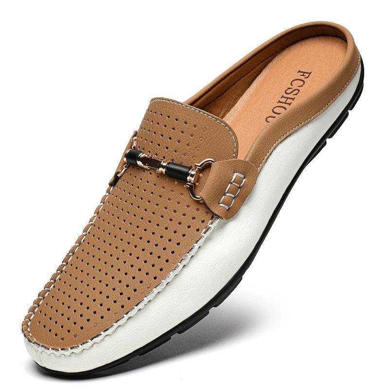 Atmungsaktive Herren Loafer aus Leder