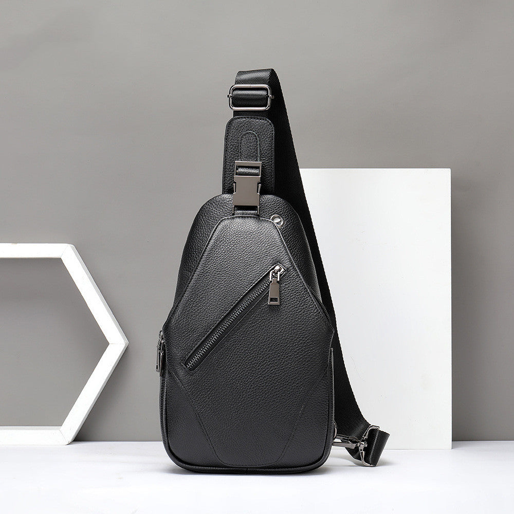 Schwarzes Leder-Taschen-Set – Bild 1 | LuxeStyle