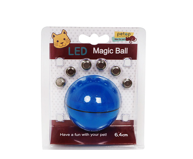 LED Laser Rolling Pet Toy Ball