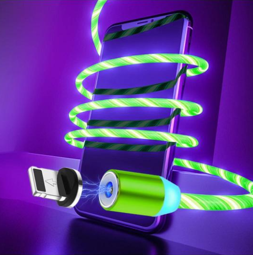 Magnetische Ladesteckdose für iPhone & Android Type-C