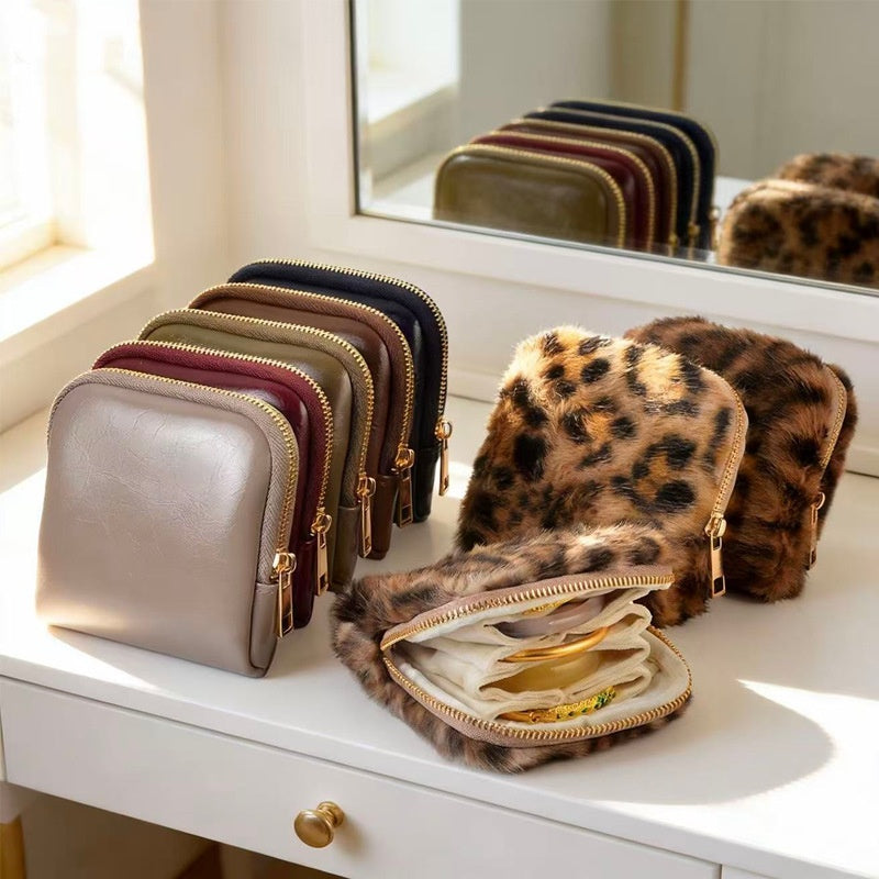 Fleece-Gepäcktasche mit Leoparden-Print – Bild 9 | LuxeStyle