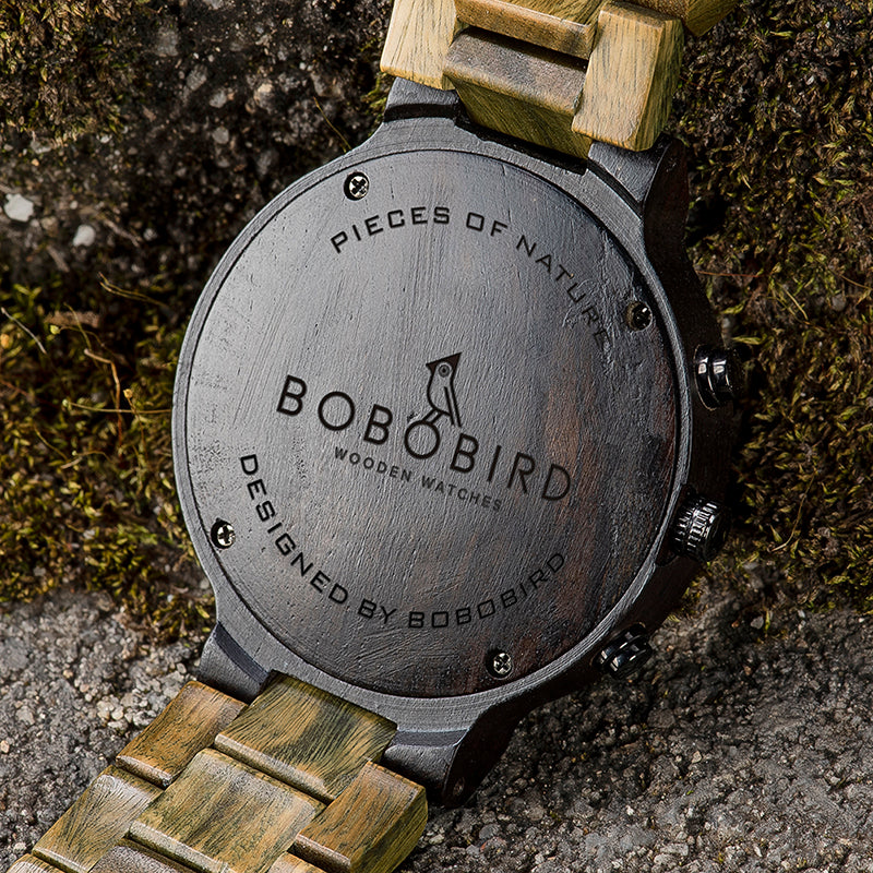 BOBO BIRD Multifunktionale Sandelholz-Uhr – Bild 2 | LuxeStyle