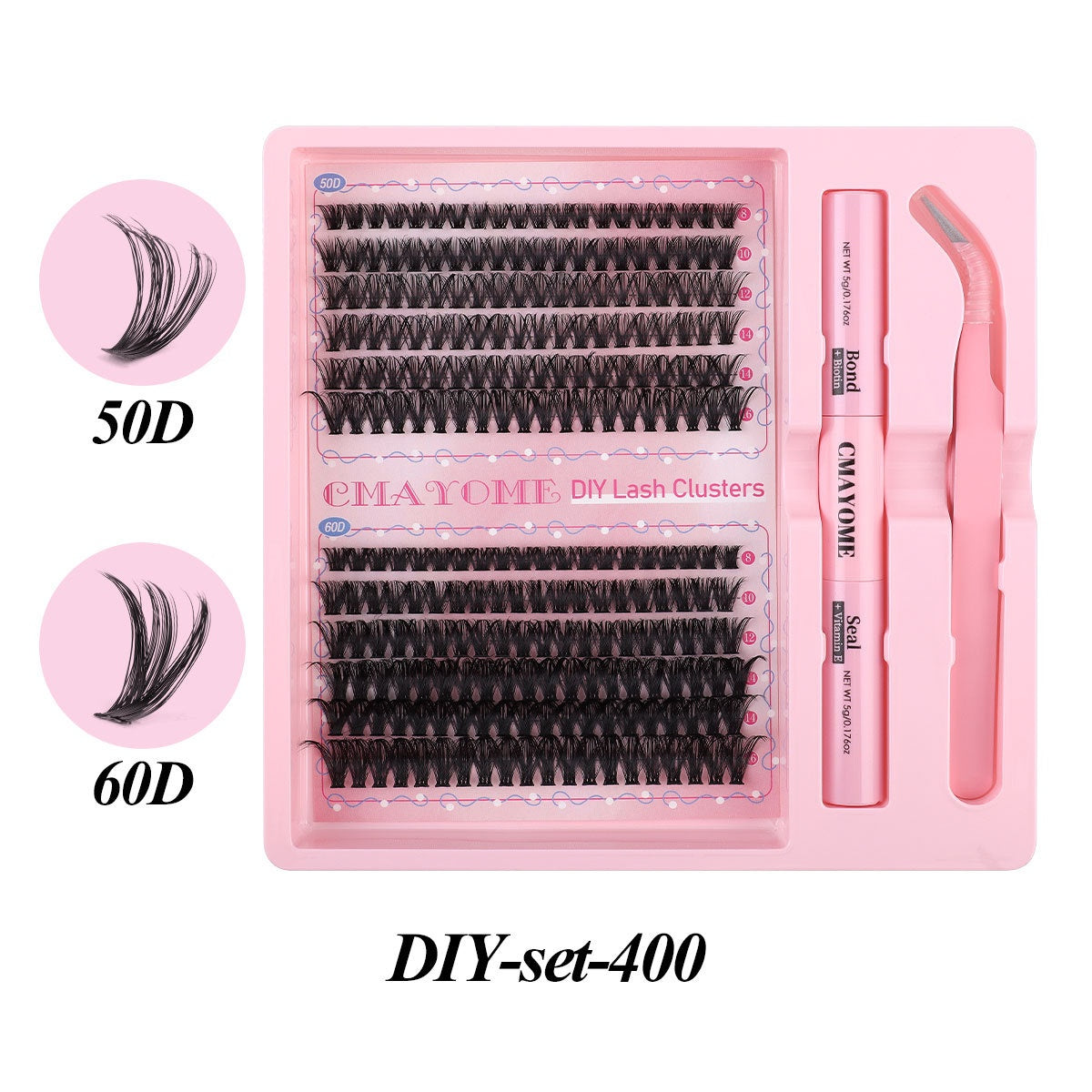 DIY Einzelne Cluster-Individuelle Falsche Wimpern Natürliche Dicke Gem