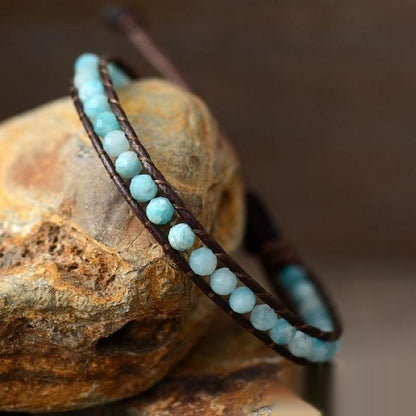Geflochtenes Doppelstrang Kristall Armband – Bild 3 | LuxeStyle