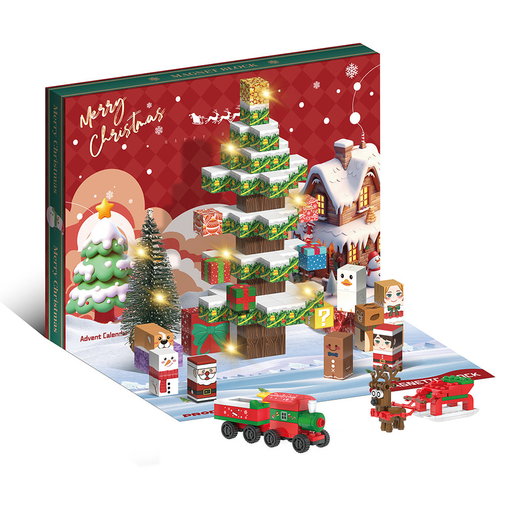 Magnetischer Adventskalender Bausteine – Bild 1 | LuxeStyle