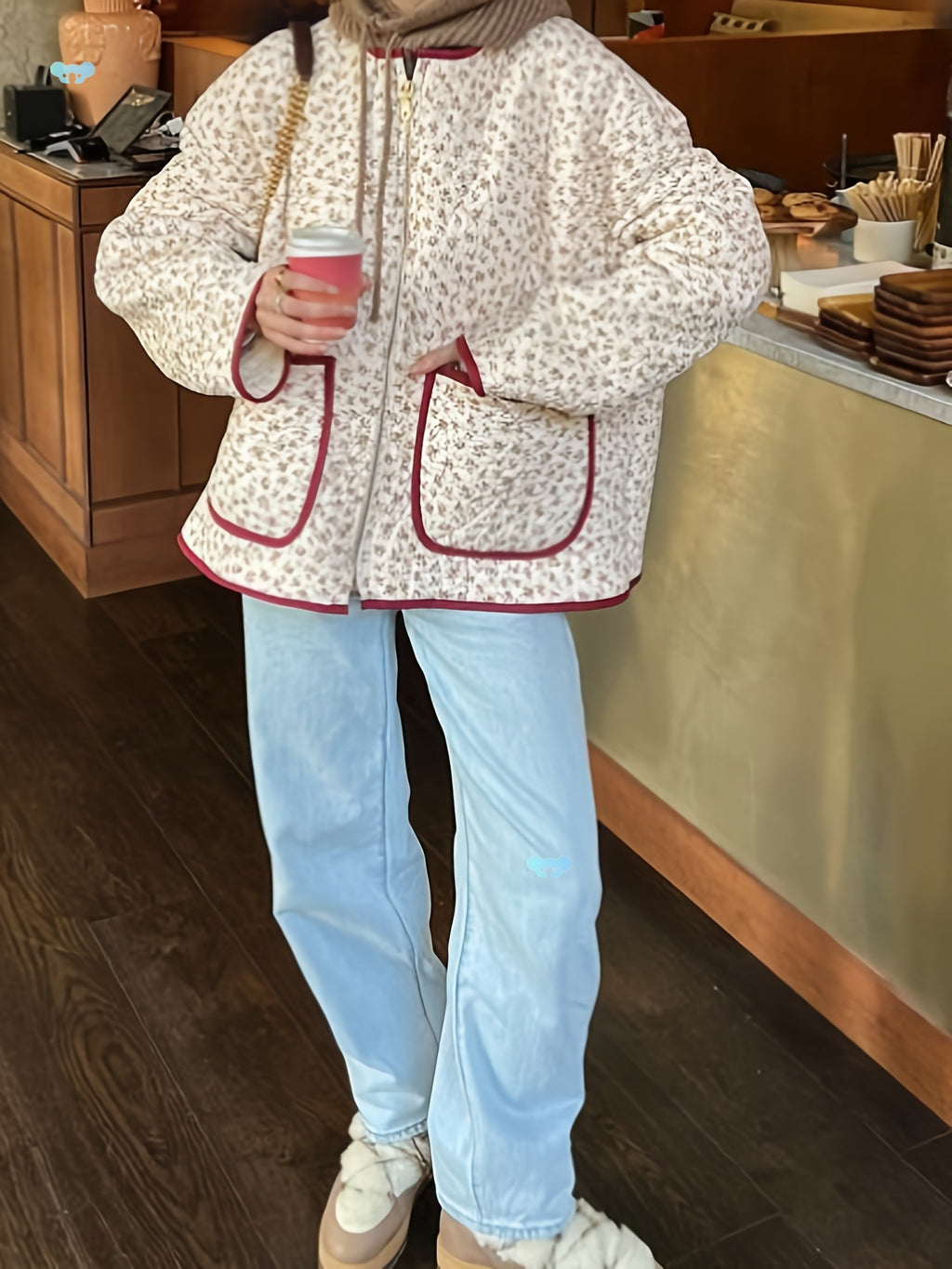 Damen Freizeitjacke mit Reissverschluss