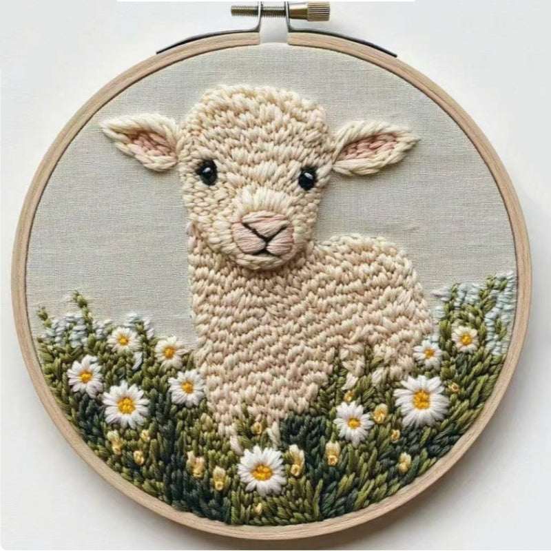 Anfänger-Embroidery-Set: Süße Tier-Motive