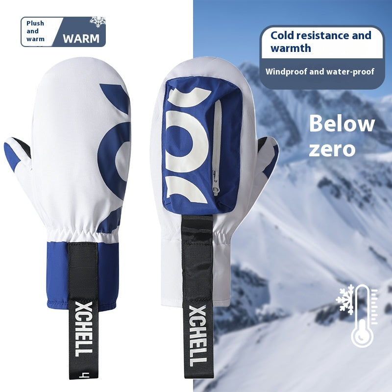 Wasserdichte Thermo-Skihandschuhe