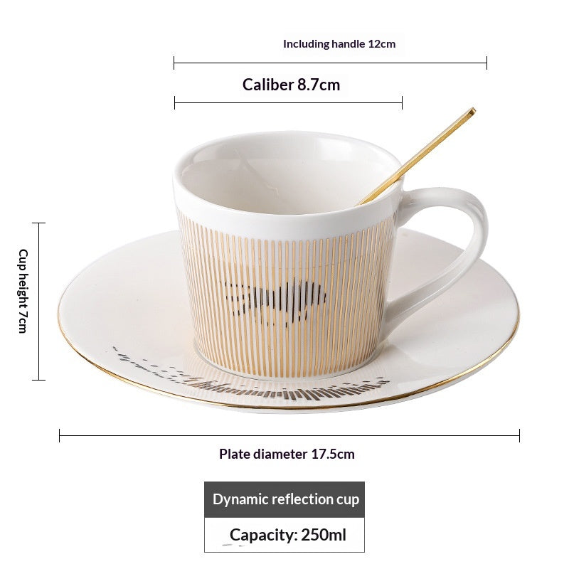 Dynamische Reflexion Keramik-Kaffeetasse