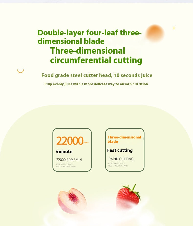 Tragbarer Juicer & Kochmixer 600ml