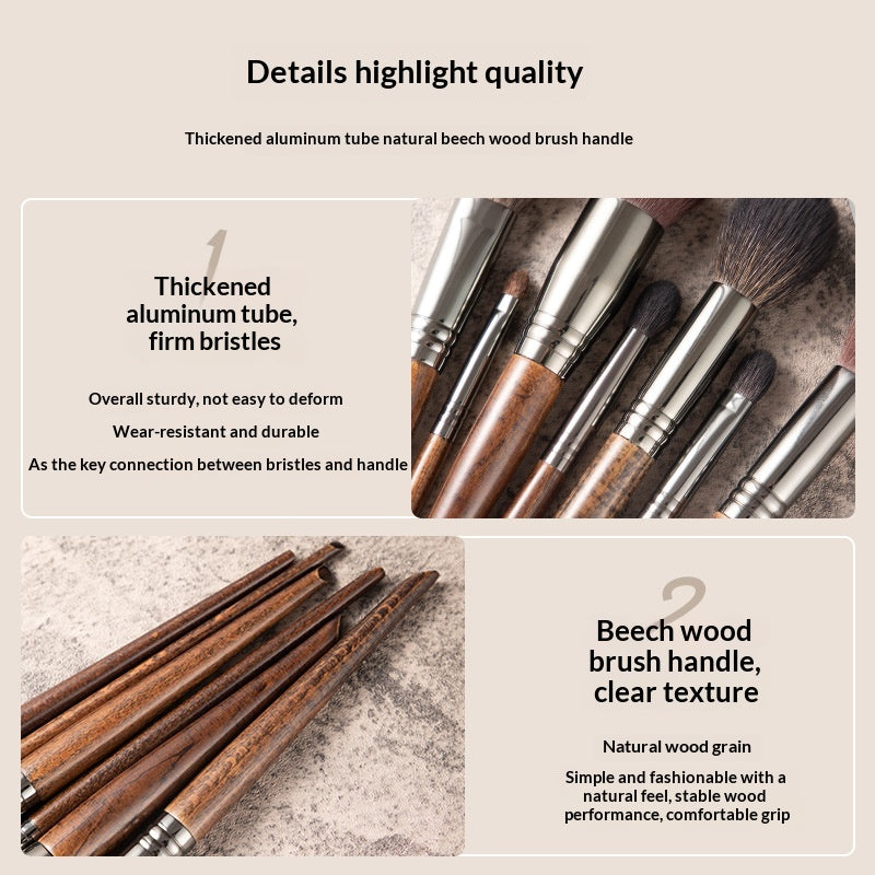 24‑Stück Tierhaar‑Makeup‑Pinsel‑Set · 24 Stück – Bild 2 | LuxeStyle