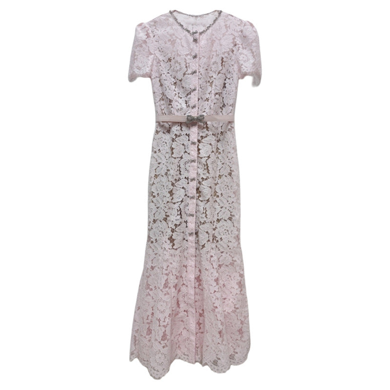 Rosenfarbene Abendkleid | LuxeStyle