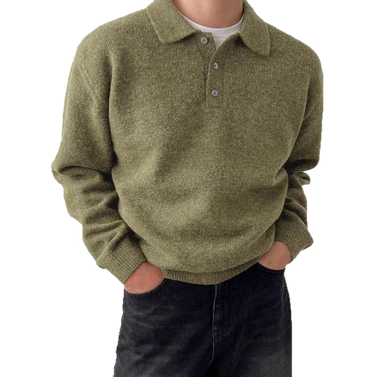 Turtleneck-Pullover für dicken Mantel