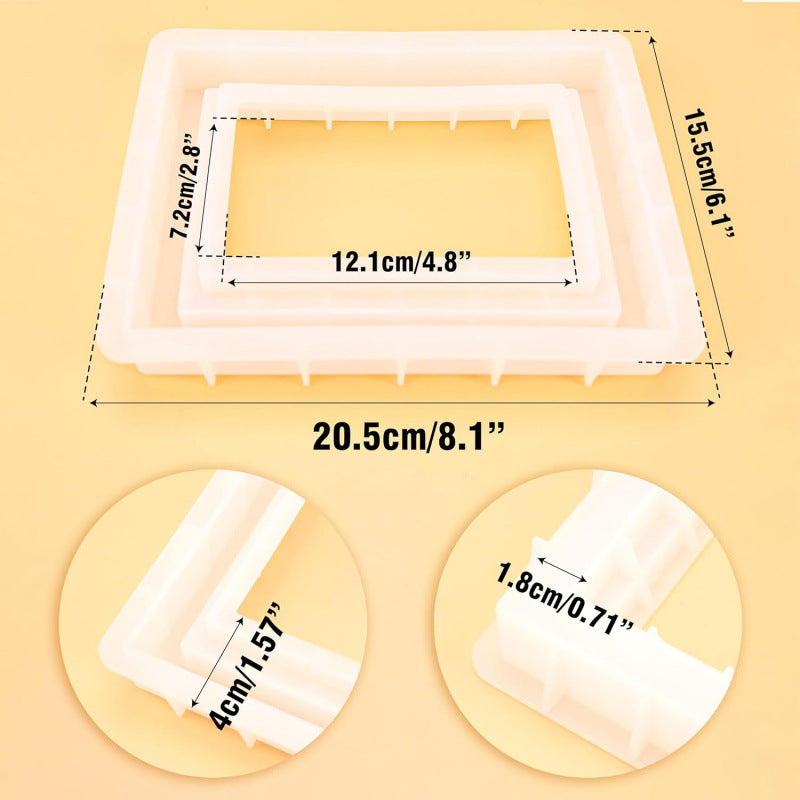 Rechteckige Giessform für Fotorahmen – Bild 4 | LuxeStyle