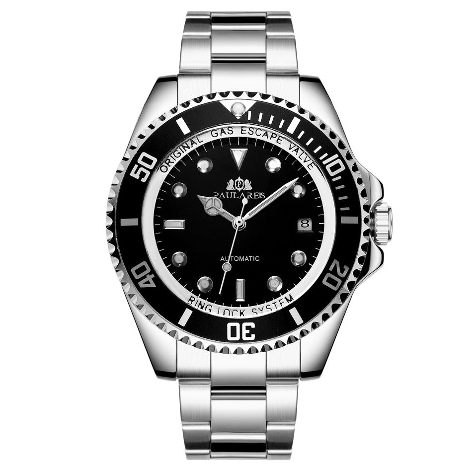Mechanische Herrenuhr mit Leuchtzeigern – Bild 6 | LuxeStyle