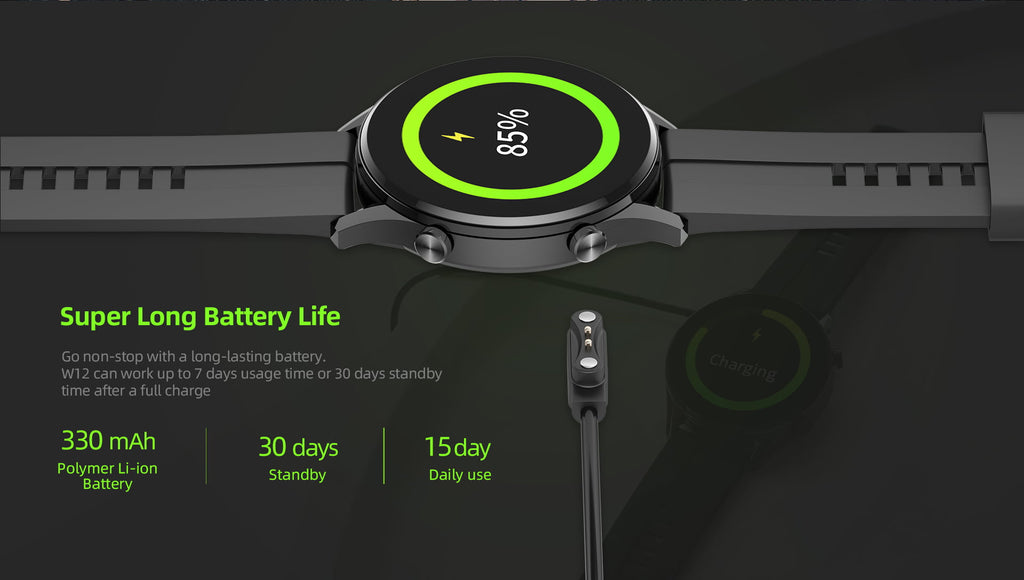 IMILAB W12 Smartwatch – Fitness Tracker | LuxeStyle