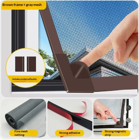 Magnetisches Fliegengitter für Fenster