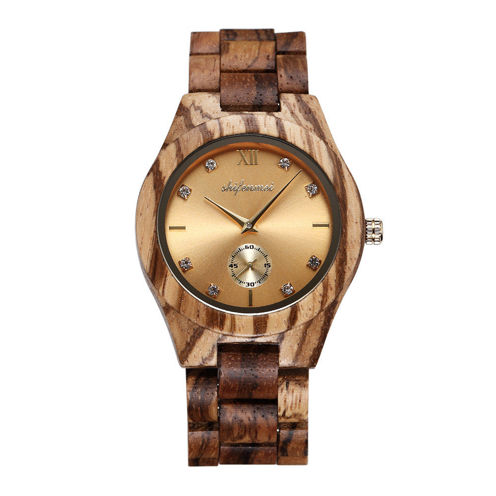 Holz-Armbanduhr mit Sandelholz-Armband | LuxeStyle