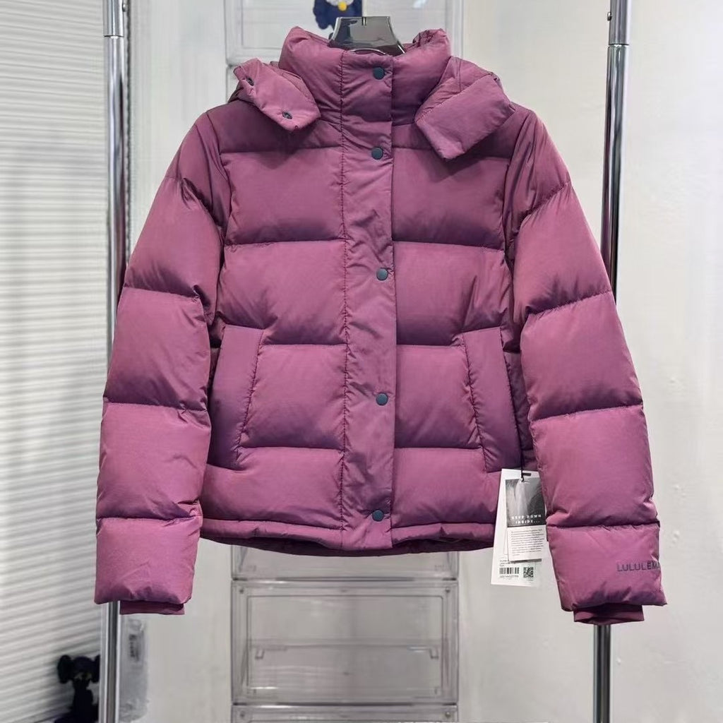 Wärmende Kapuzenjacke mit Daunenfüllung – Bild 7 | LuxeStyle