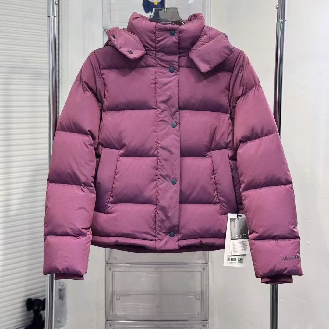 Wärmende Kapuzenjacke mit Daunenfüllung – Bild 7 | LuxeStyle