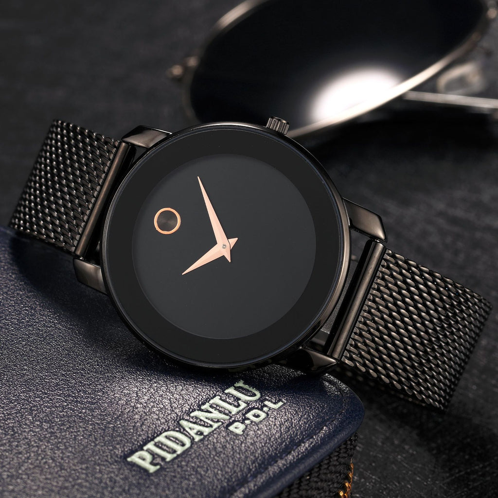 Herren Armbanduhr Edelstahl Business – Bild 5 | LuxeStyle